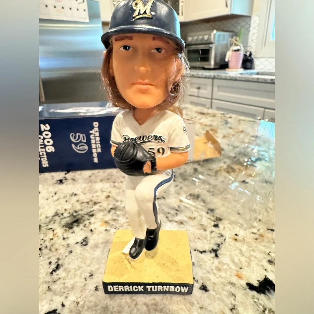 2006 collectors bobble head/ Derrick Turnbow #59 Milwaukee Brewers - Picture 4 of 7